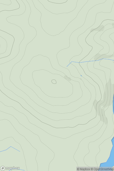 Thumbnail image for Berry Hill [South West England] showing contour plot for surrounding peak